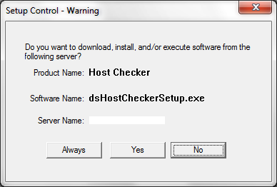 what is pulse secure host checker